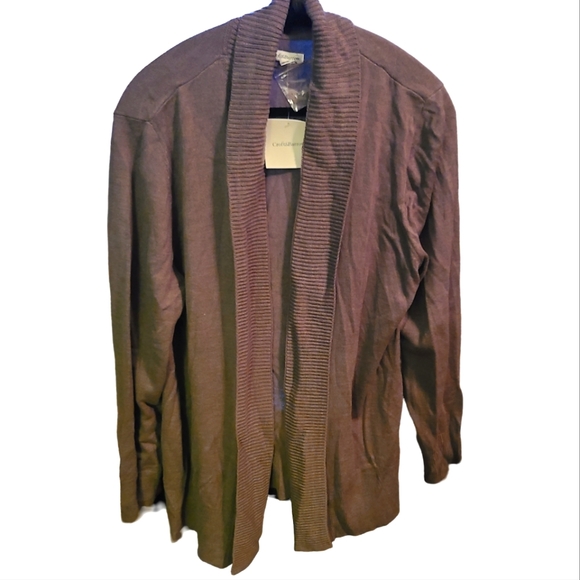 023 NWT CROFT & BARROW 2XL WOMEN'S CARDIGAN - Picture 1 of 1
